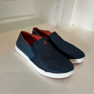 OluKai Boys/Kids Kahu Maka Mesh Slip-On Shoes, size K3